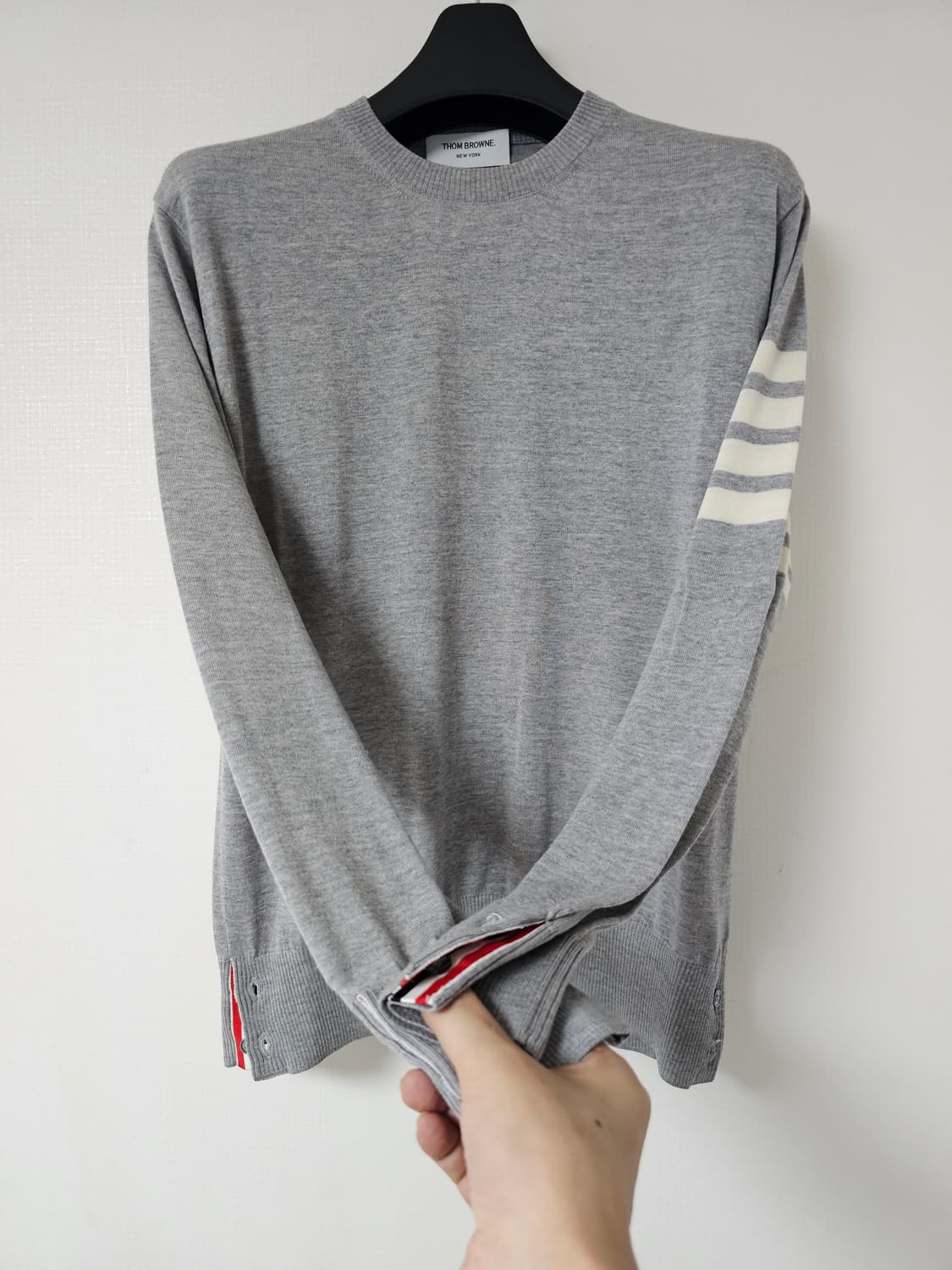 톰브라운 메리노울 4바 니트(3/100/정품/새상품급) 상품이미지2