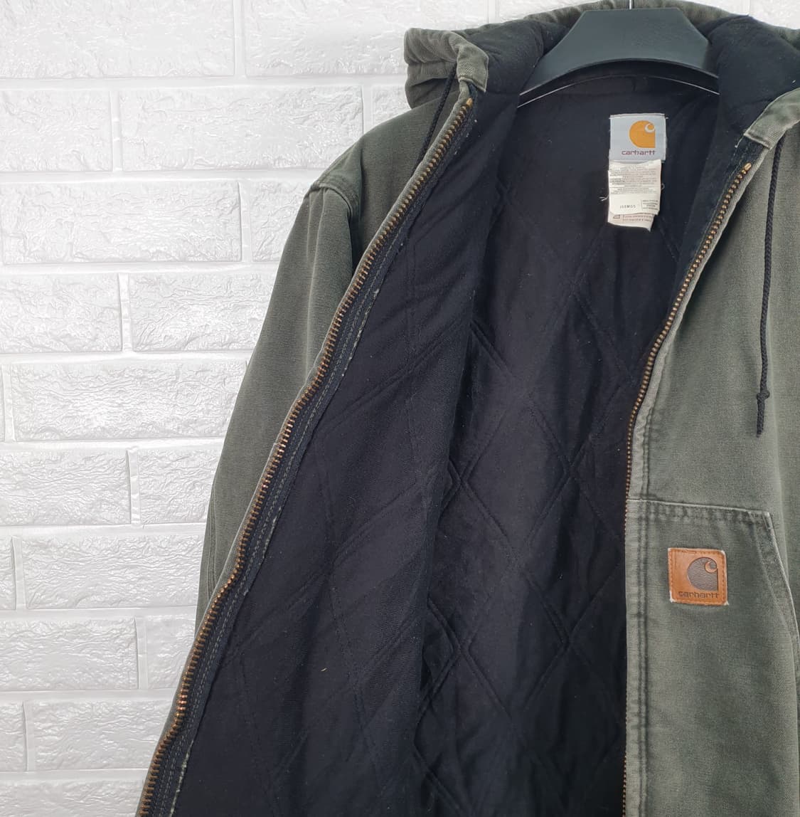 [95]칼하트 빈티지 J68 모스그린 자켓 상품이미지4