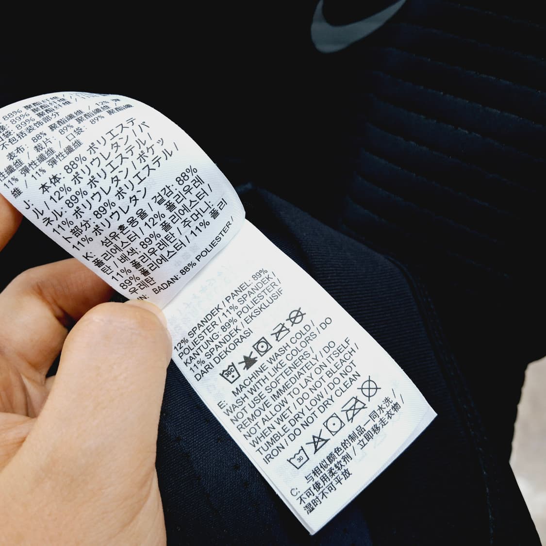 나이키 프로 후디 탑 반팔 후드 티셔츠 블랙 M 95 상태좋음 상품이미지7