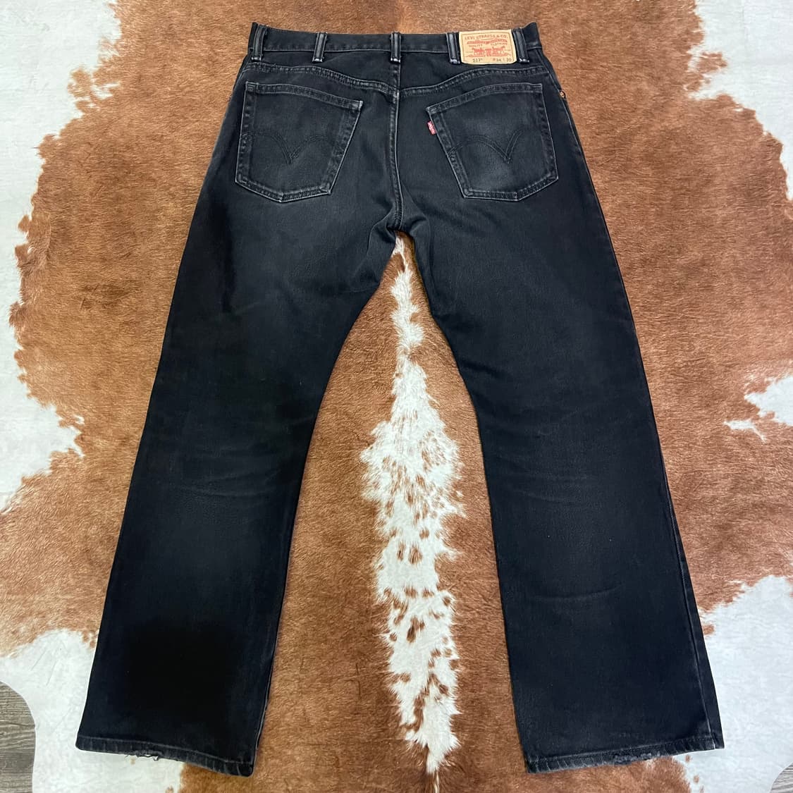 00's 리바이스 517 블랙 부츠컷  W34L30 상품이미지6