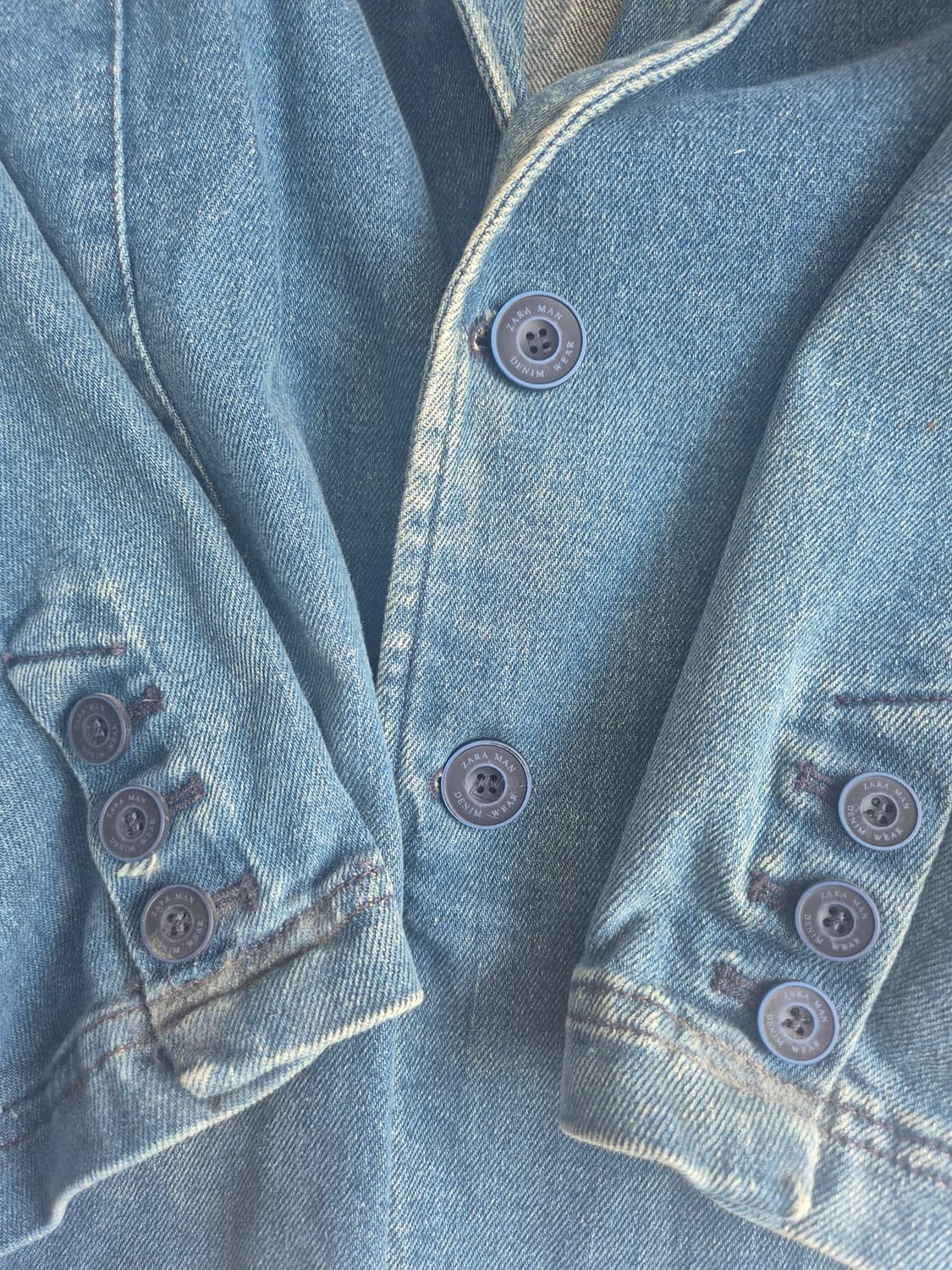 자라 데님 블레이져, ZARA 청자켓 상품이미지5