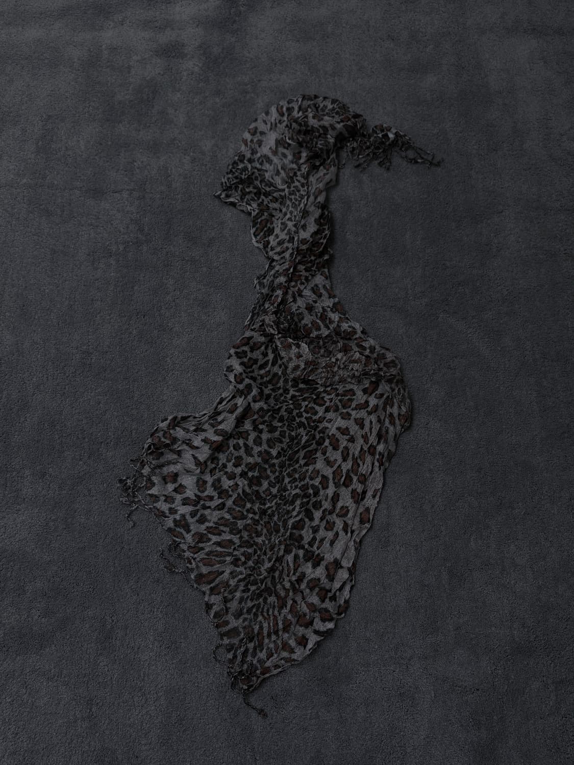 Vintage V-kei,punk leopard muffler 상품이미지1