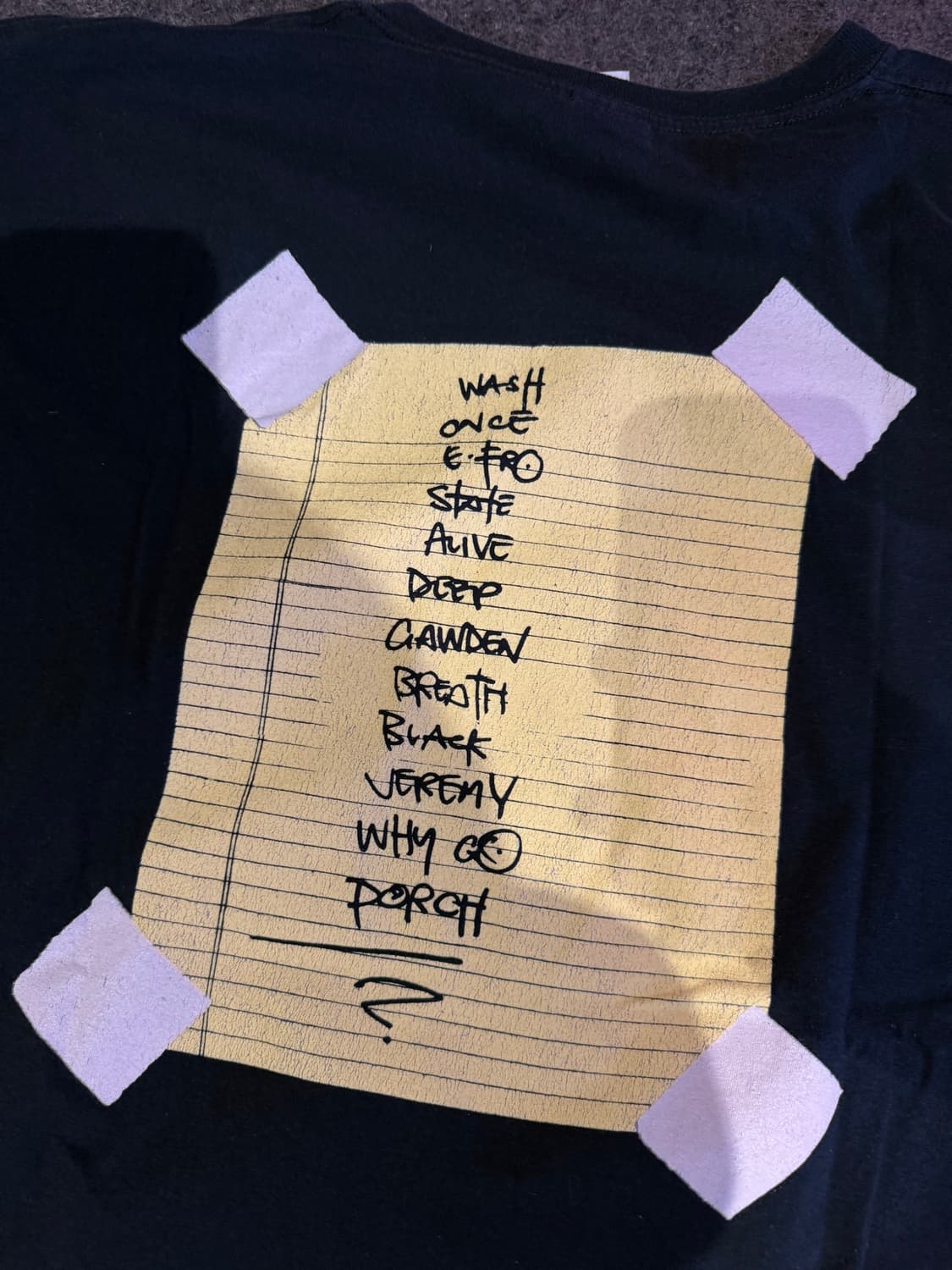 [xl] 빈티지 Pearl Jam 펄잼 Alive 포스트잇 티셔츠 상품이미지6