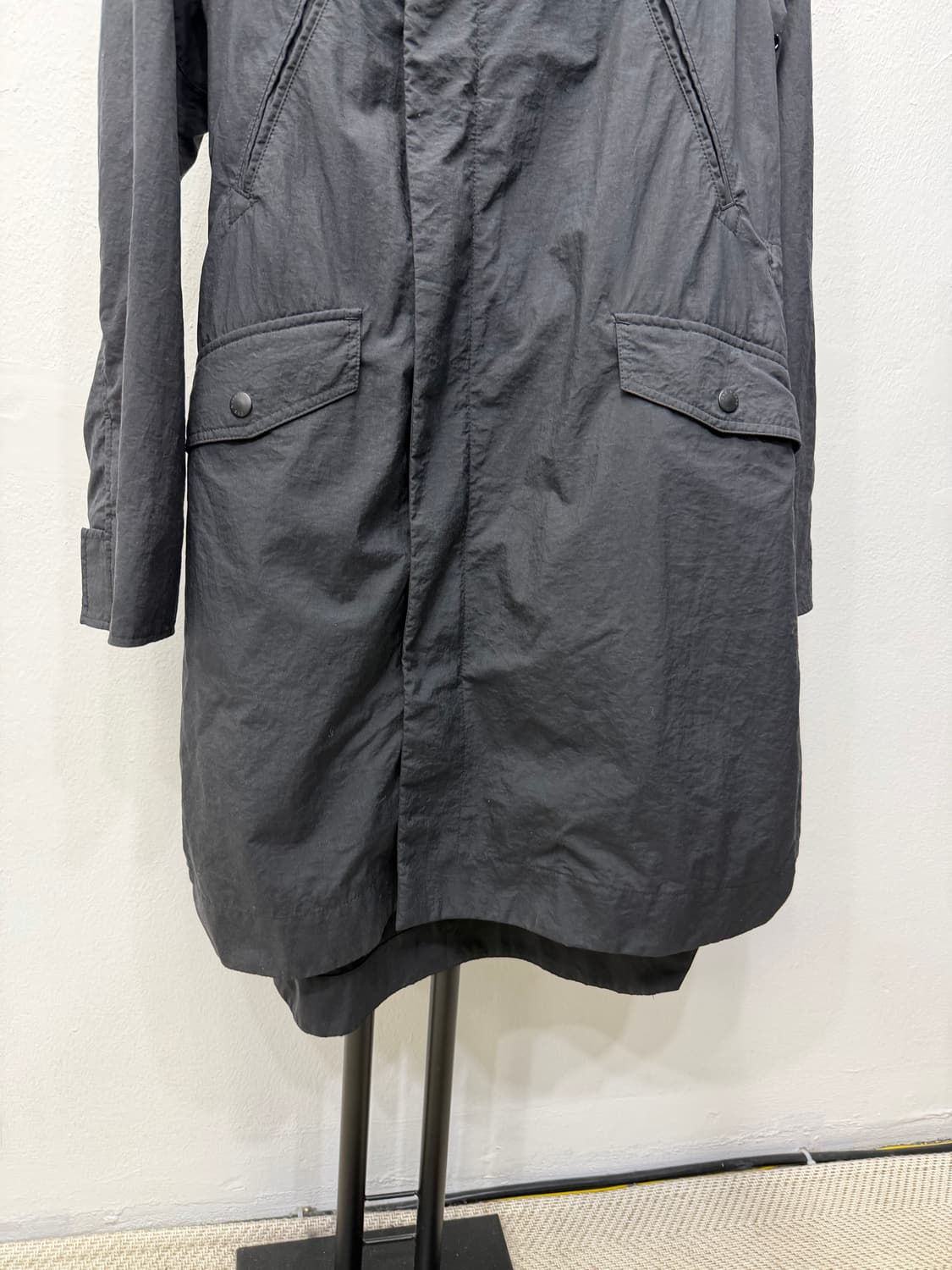 정품) rag & bone 랩앤본 오버핏 롱 바람막이 자켓 S 상품이미지4
