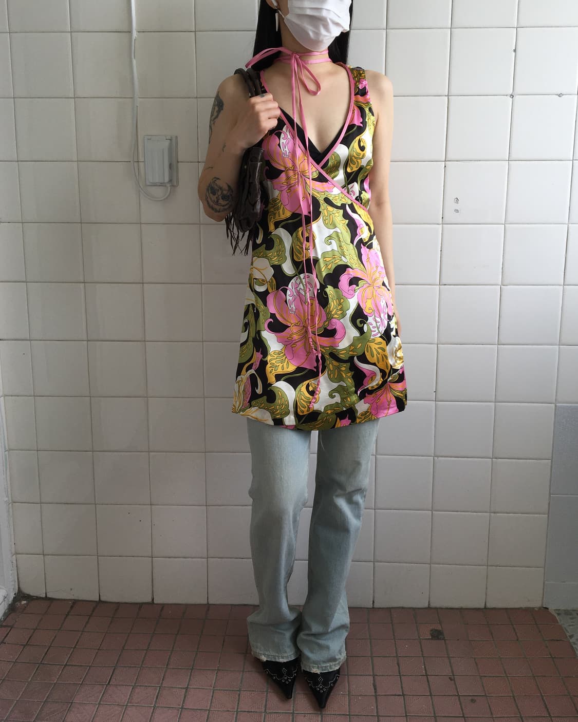 Miss sixty oriental mood wrap sleeveless 상품이미지8