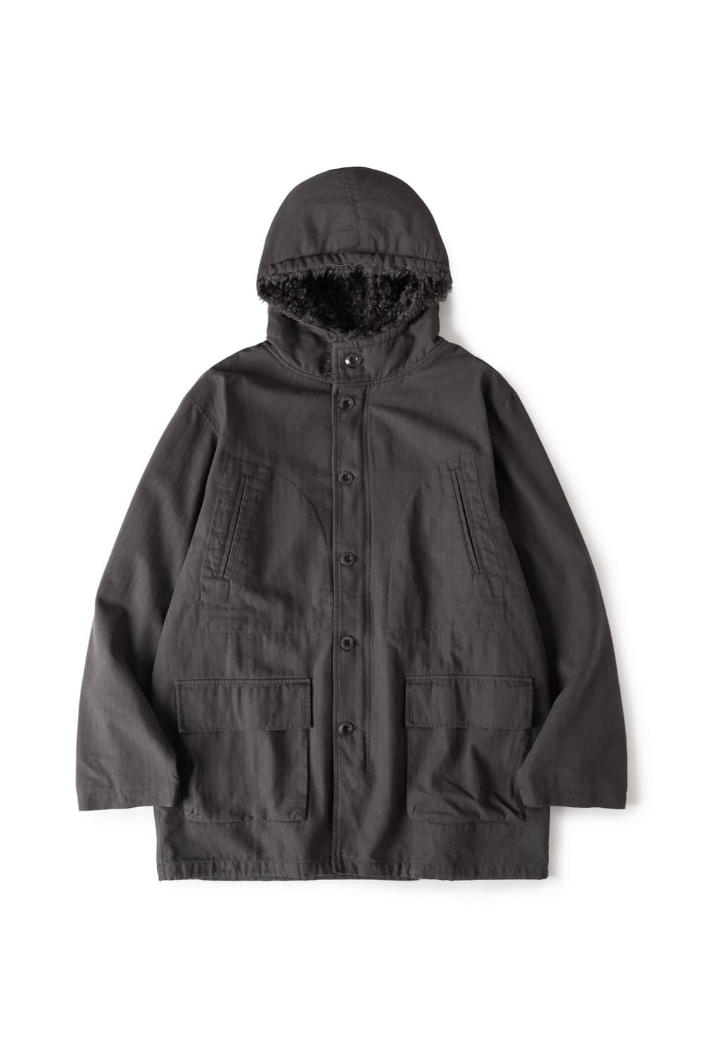 해칭룸 Hooded Mil Parka Charcoal 상품이미지1