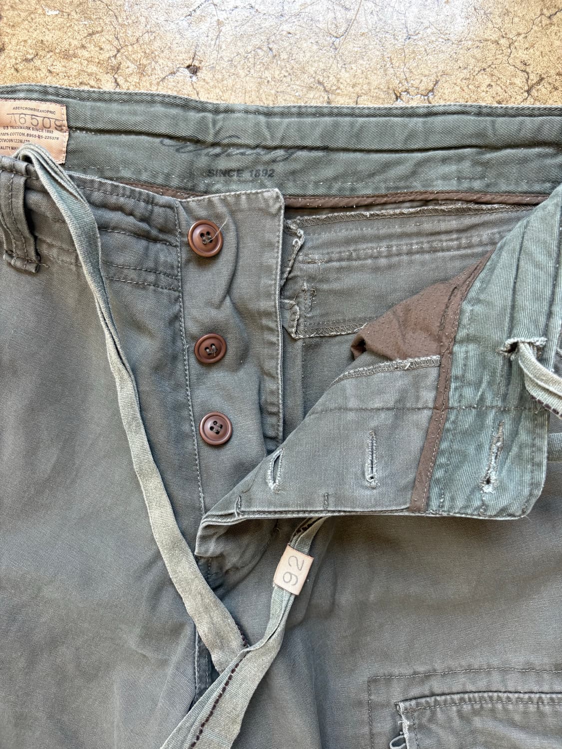 아베크롬비 빈티지 와이드 카고 팬츠 상품이미지5