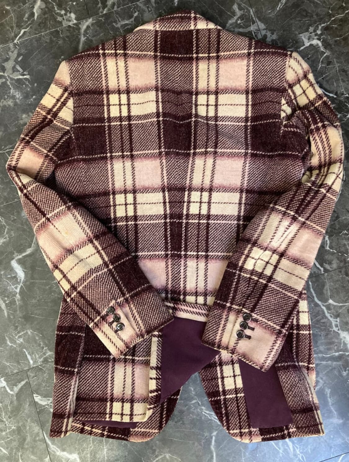 엔 할리우드 체크 테일러드 자켓 상품이미지2