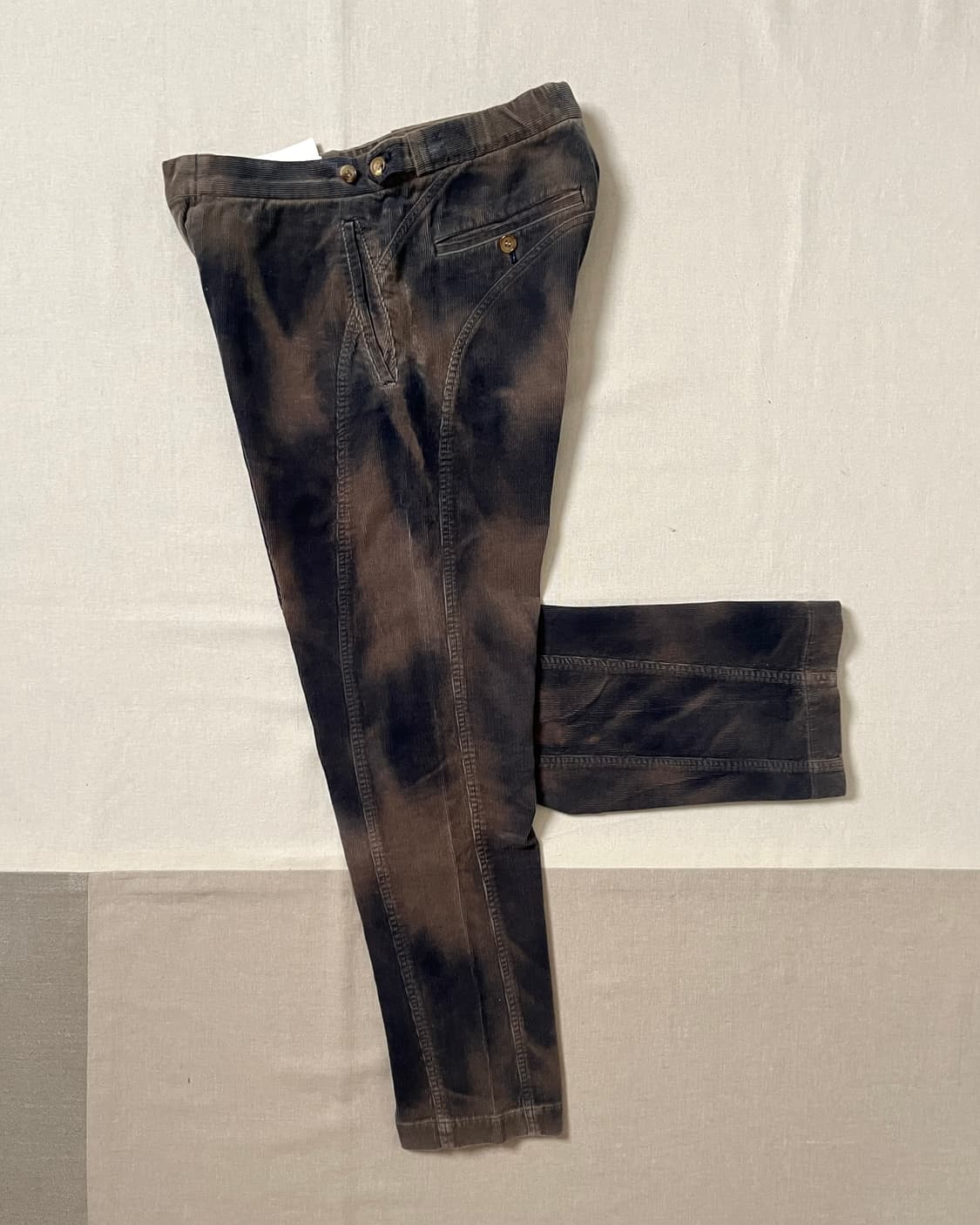 꼼데가르송 옴므플러스 03aw 커브기 코듀로이 오버다잉 팬츠 상품이미지3