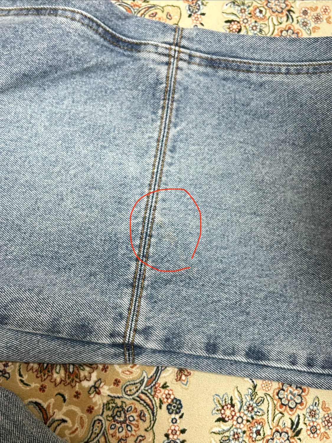 팬시클럽 유쓰 데님 오버롤 라이트블루 상품이미지4