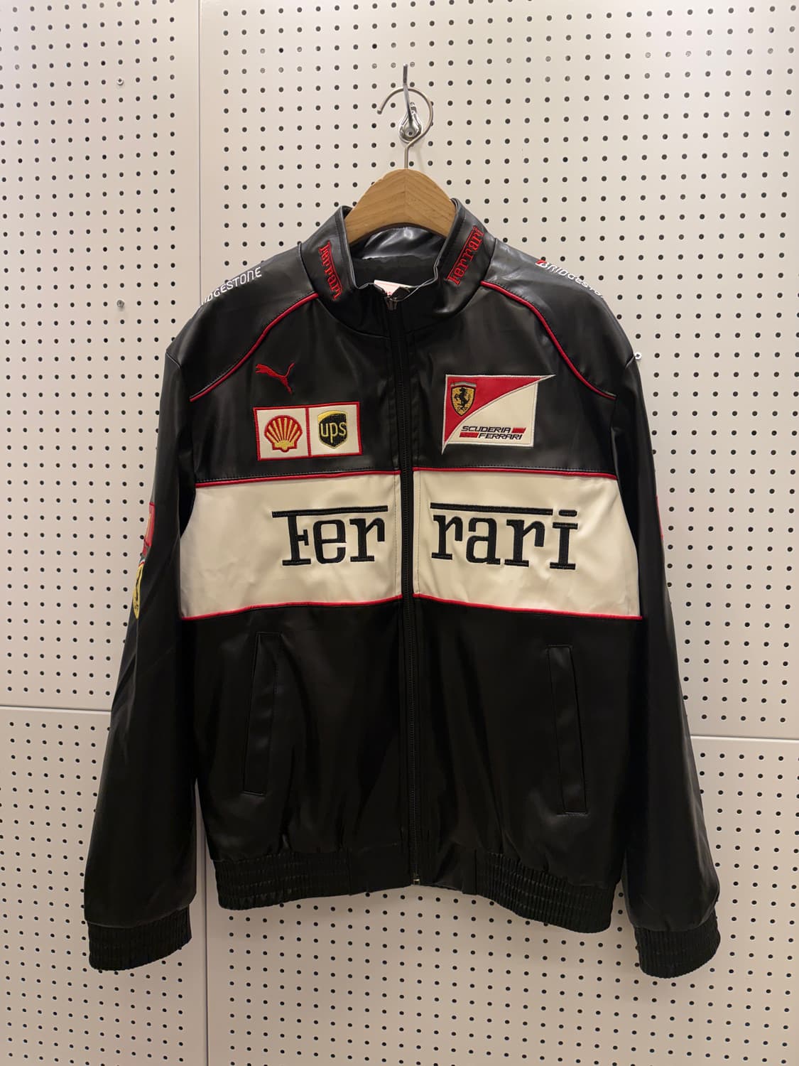 빈티지 페라리 레더 자켓 U148 상품이미지2