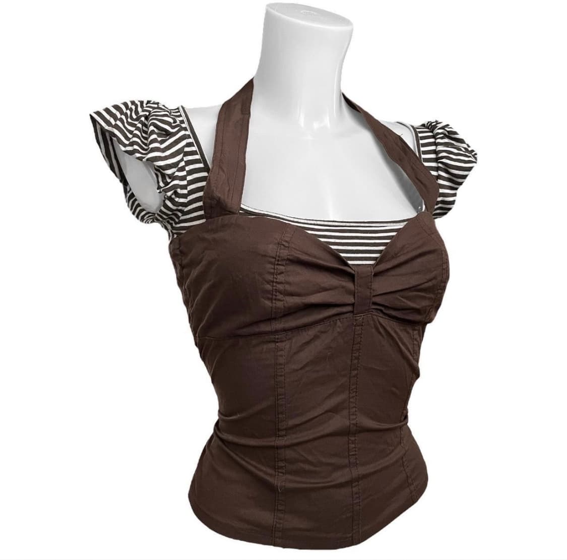 빈티지 레이어드 반팔 상품이미지2