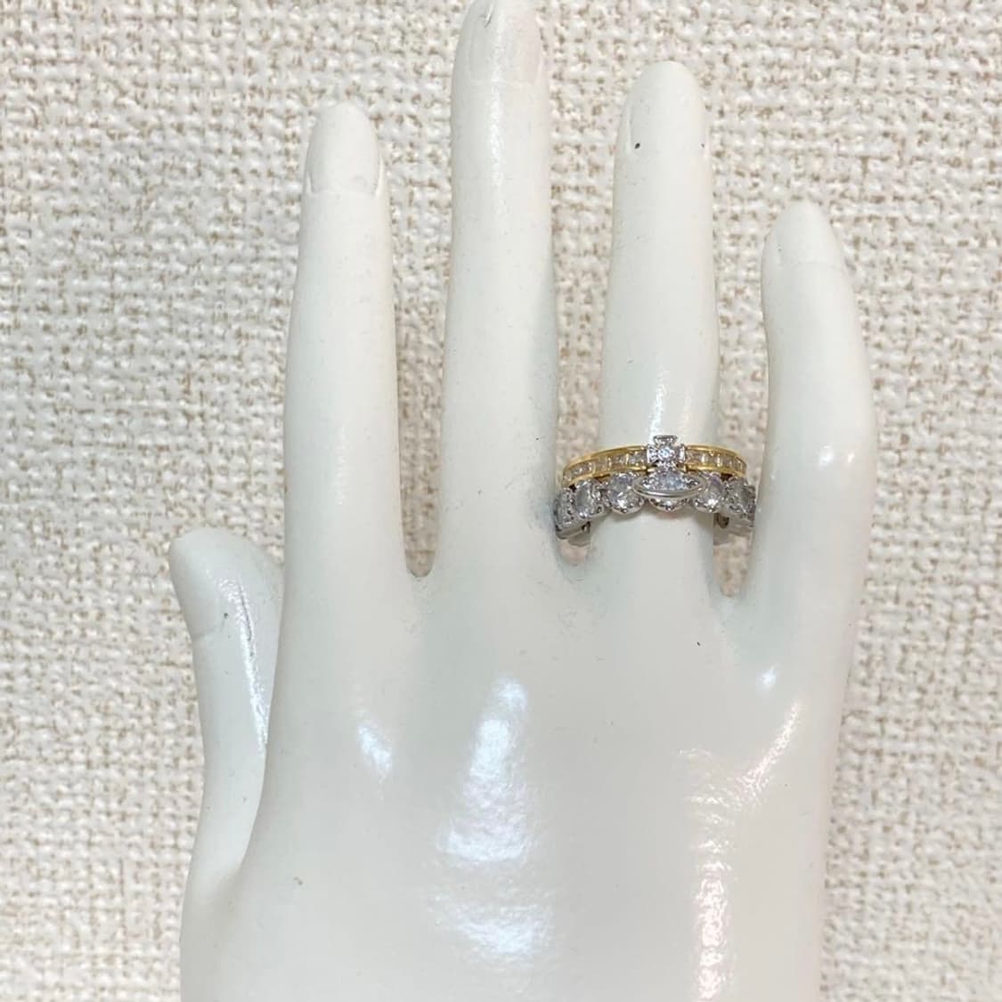 비비안웨스트우드 투웨이 orb로고링 반지(새상품) 상품이미지5