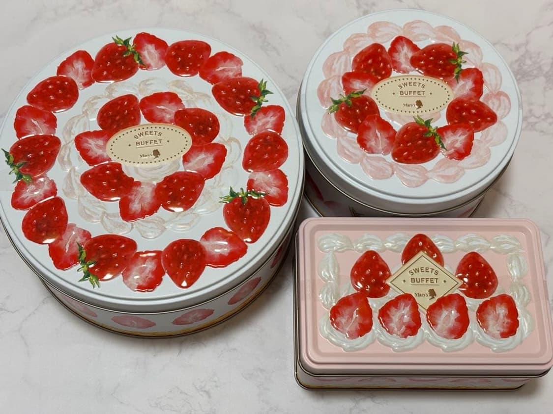 메리 초콜릿 딸기 틴케이스 상품이미지1