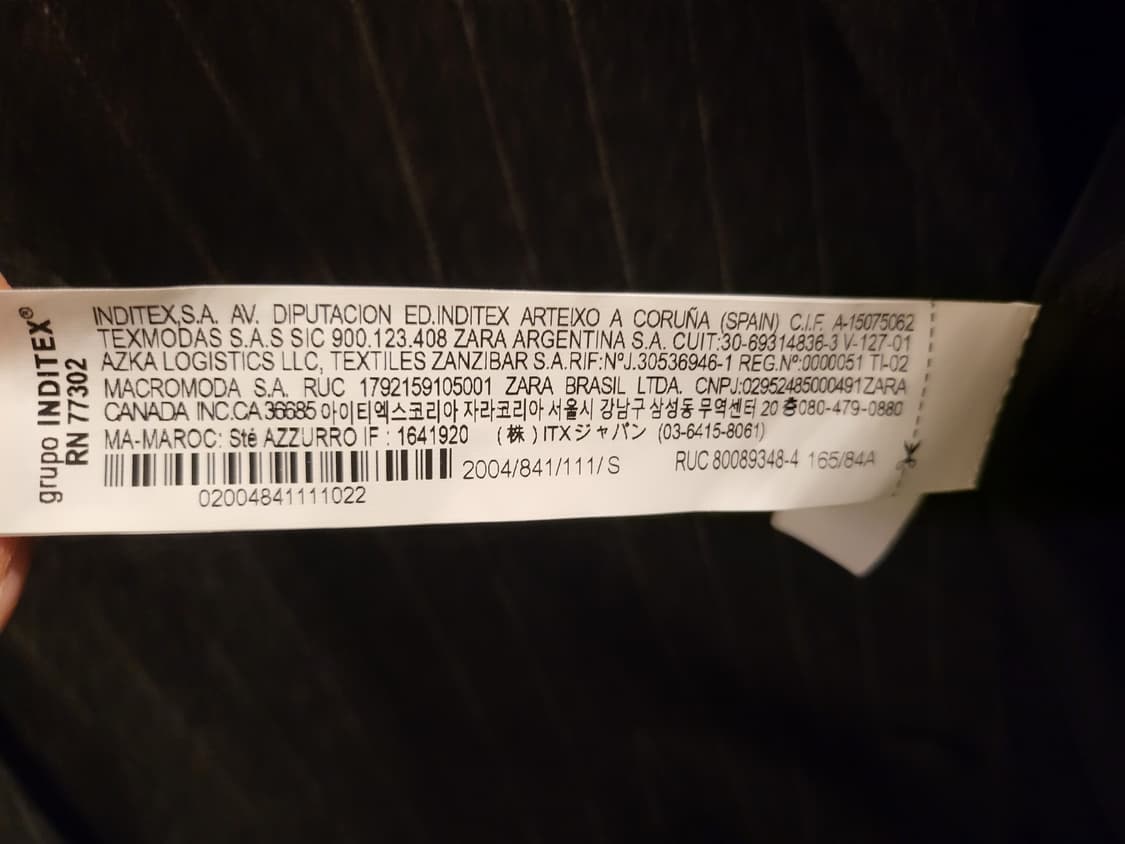 ZARA x ADERERROR 스트라이프 정장세트 상품이미지7