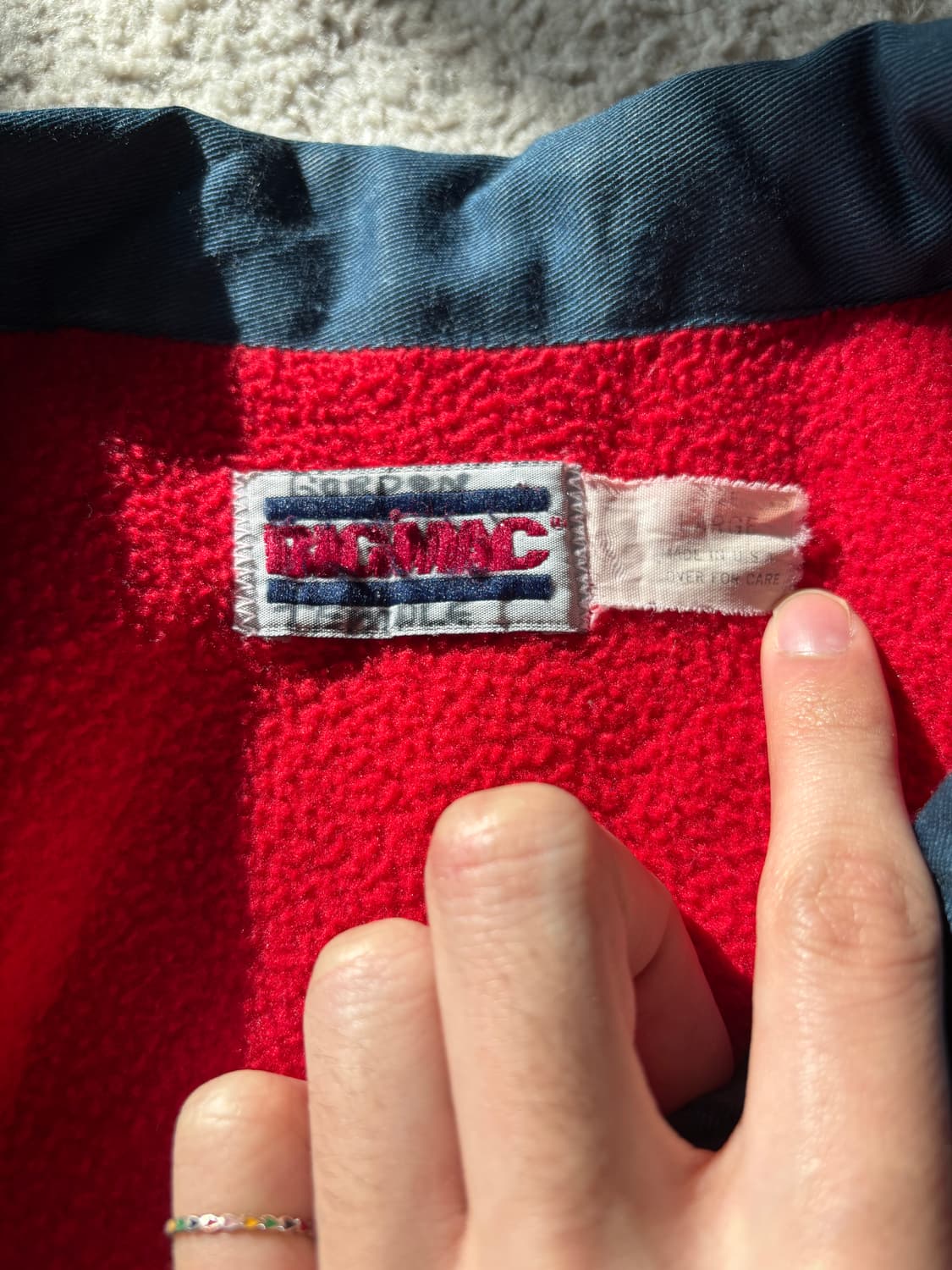 80s big mac 워크자켓 (size: L) 상품이미지3