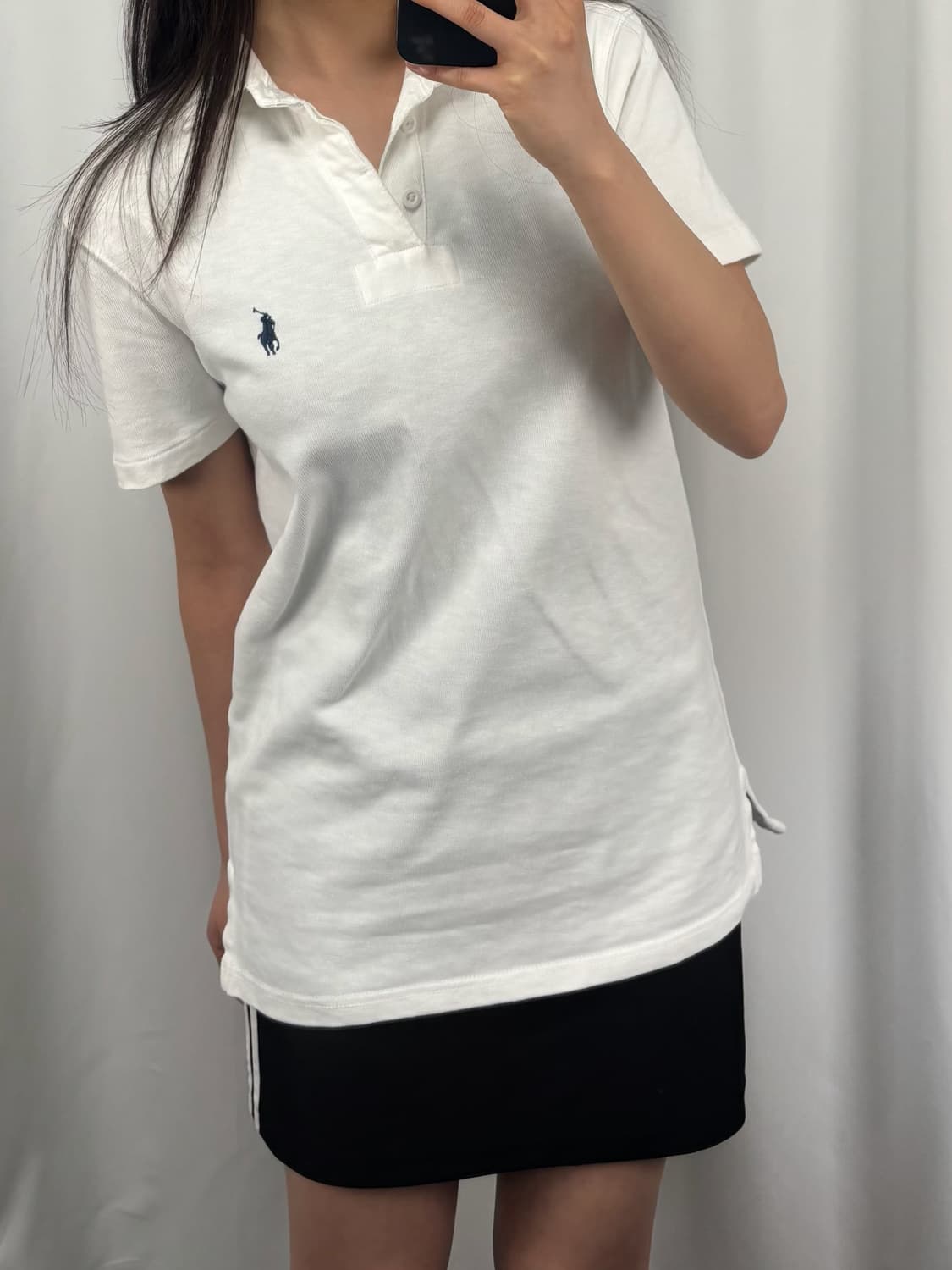 폴로 화이트 슬림핏 PK 반팔 상품이미지2