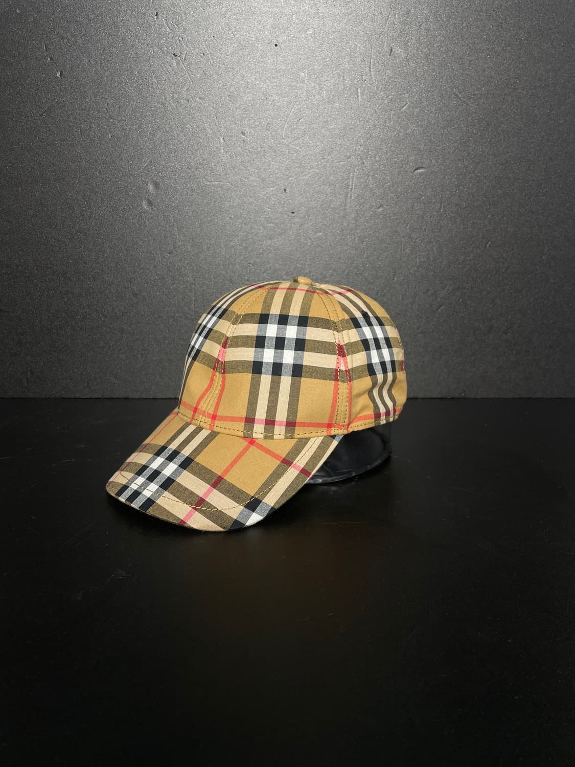 [S/M] 버버리 빈티지 노바 체크 볼캡 모자 상품이미지1