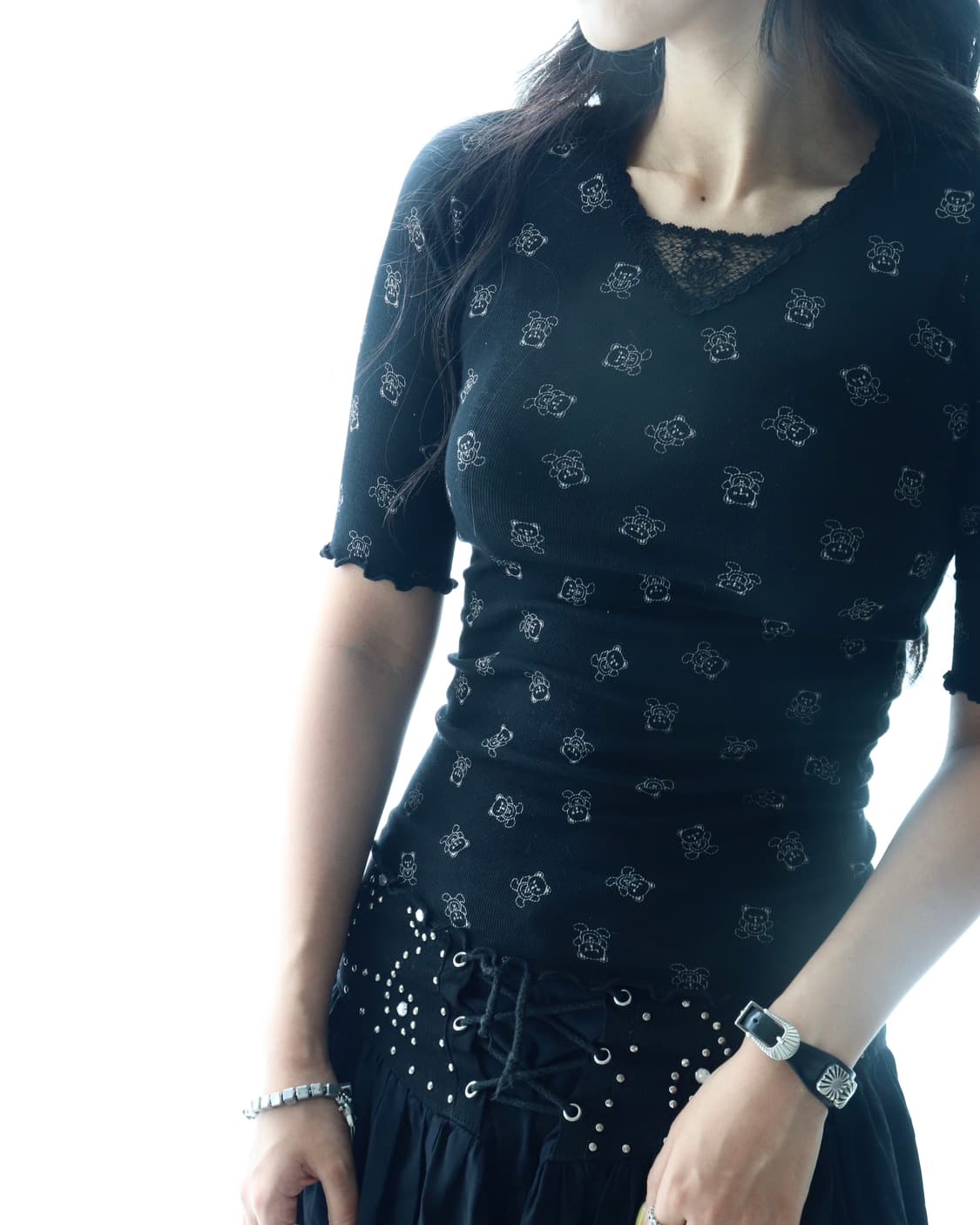 [Hysteric Mini] Fuckbear Lace Pullover 상품이미지1