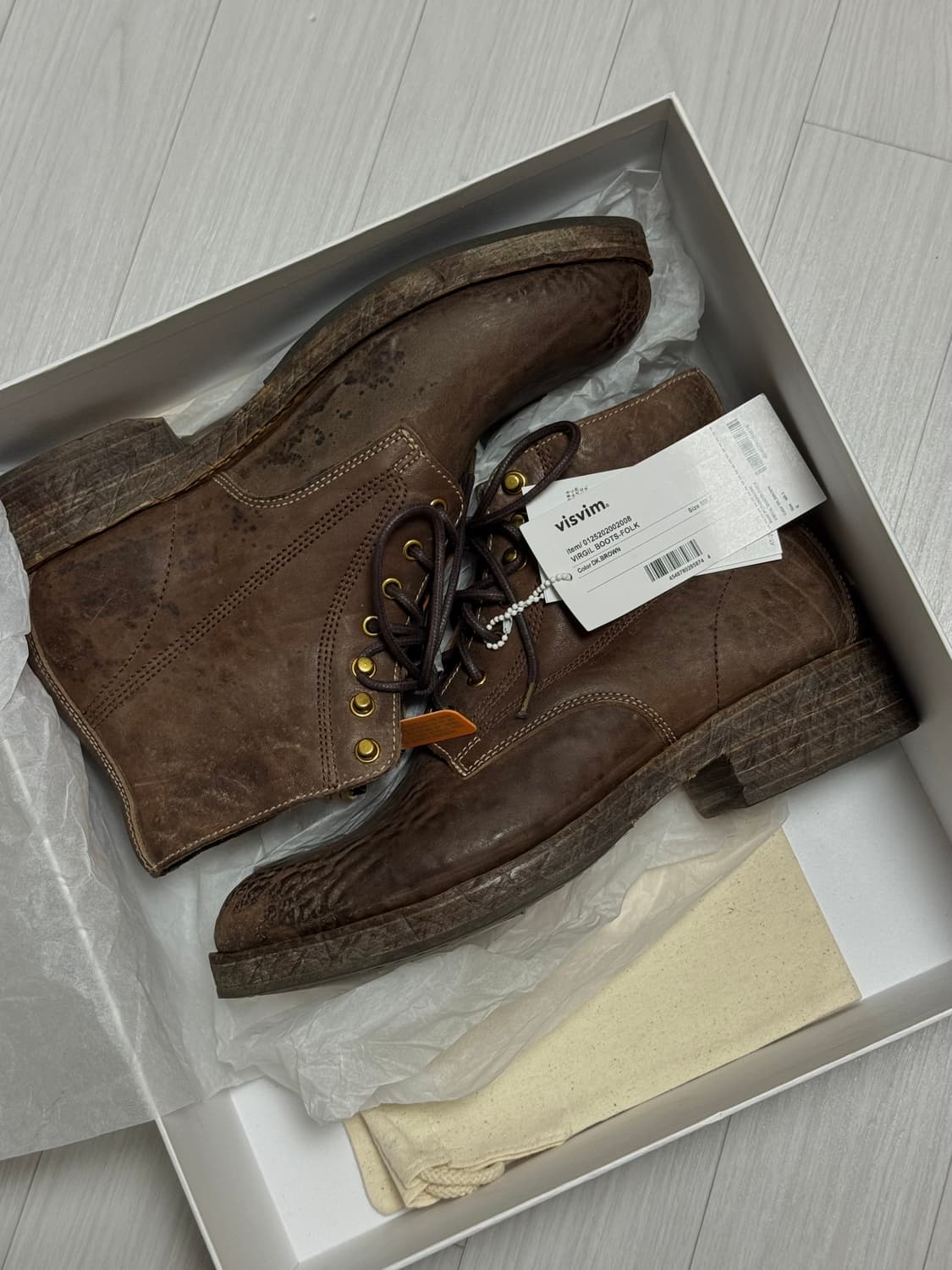 [새상품] 비즈빔 visvim 25AW 버질 부츠 Virgil 9.5 상품이미지6