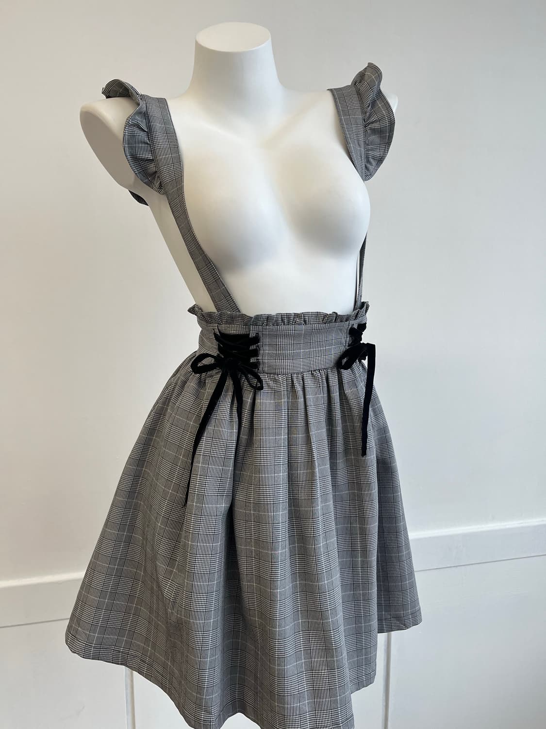 Ank Rouge 앙크루즈 코르셋 멜빵 스커트 상품이미지1