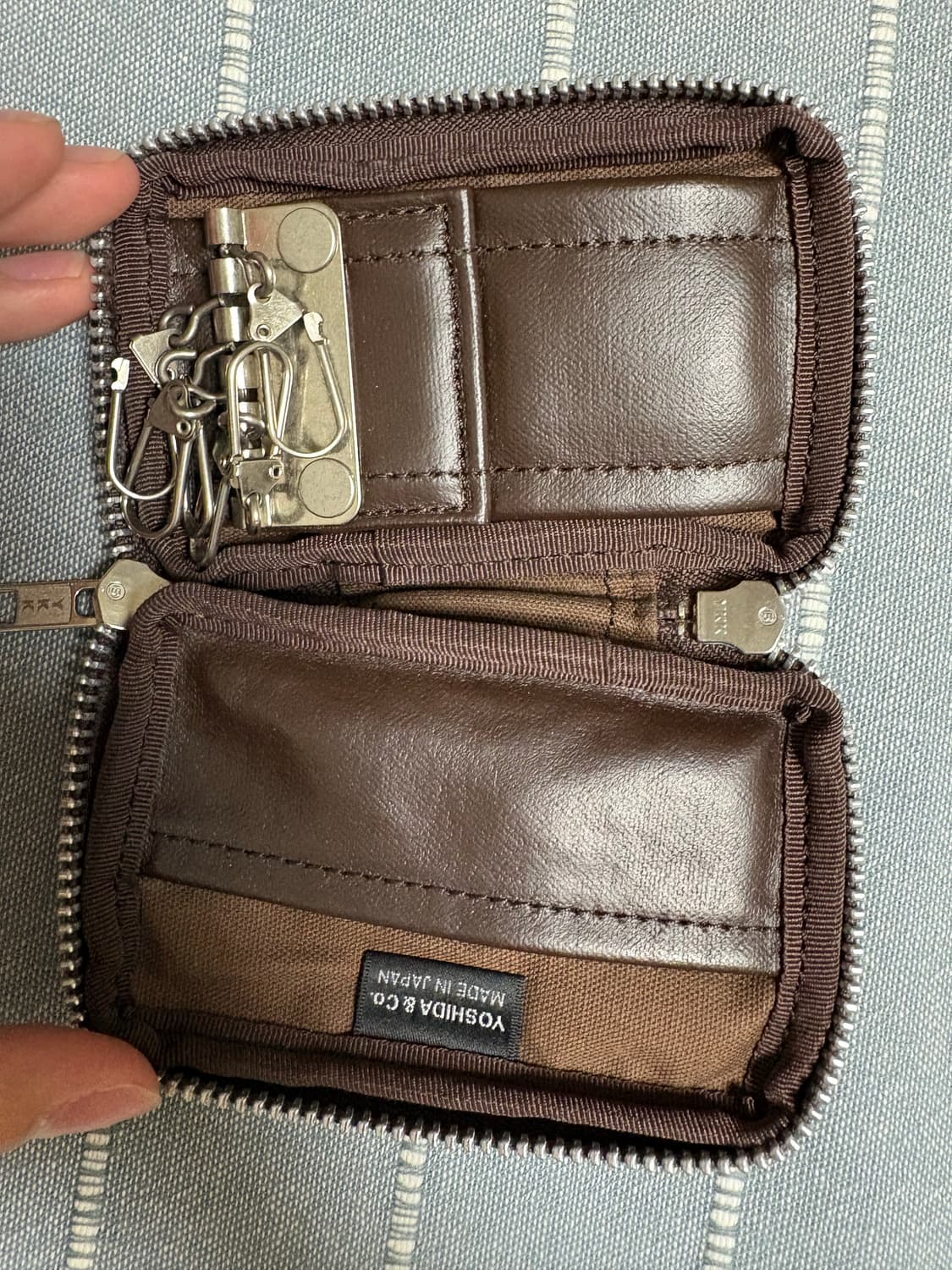 포터 프리스타일 멀티 코인 케이스 브라운 상품이미지2