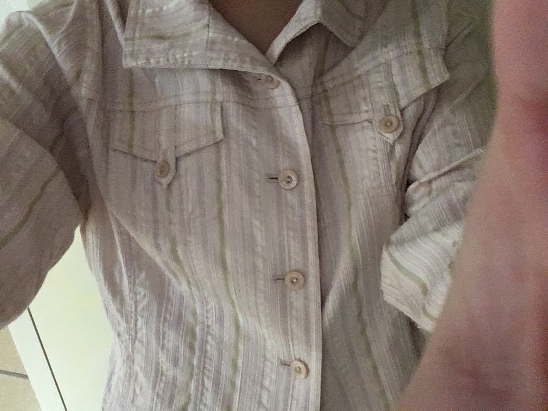 FROHLICH_ stripe embroidered shirt 상품이미지2