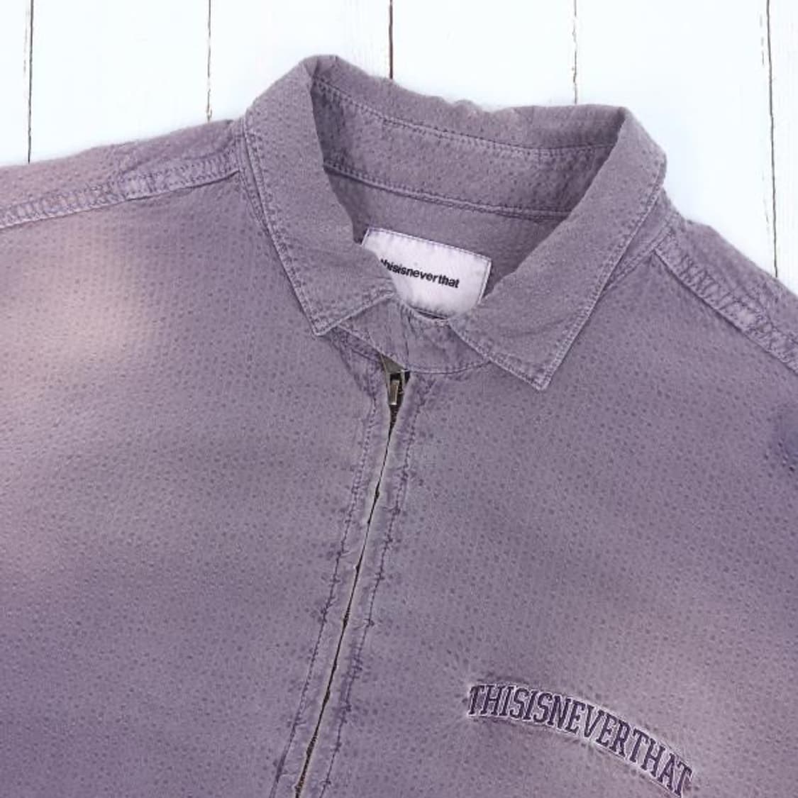 vintage washing purple Blouson 상품이미지1