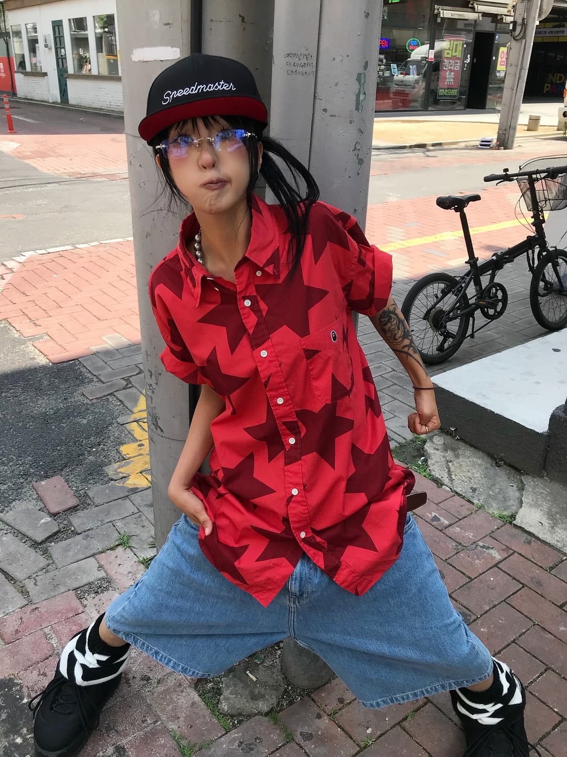 < Bape Star Pattern Shirt > 상품이미지1