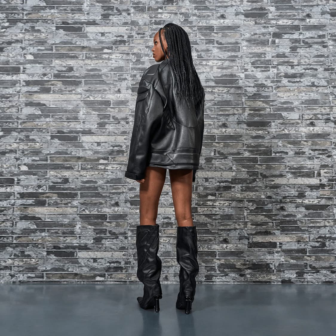  나밀리아 SEX SYMBOL PADDED MOTO JACKET 상품이미지4