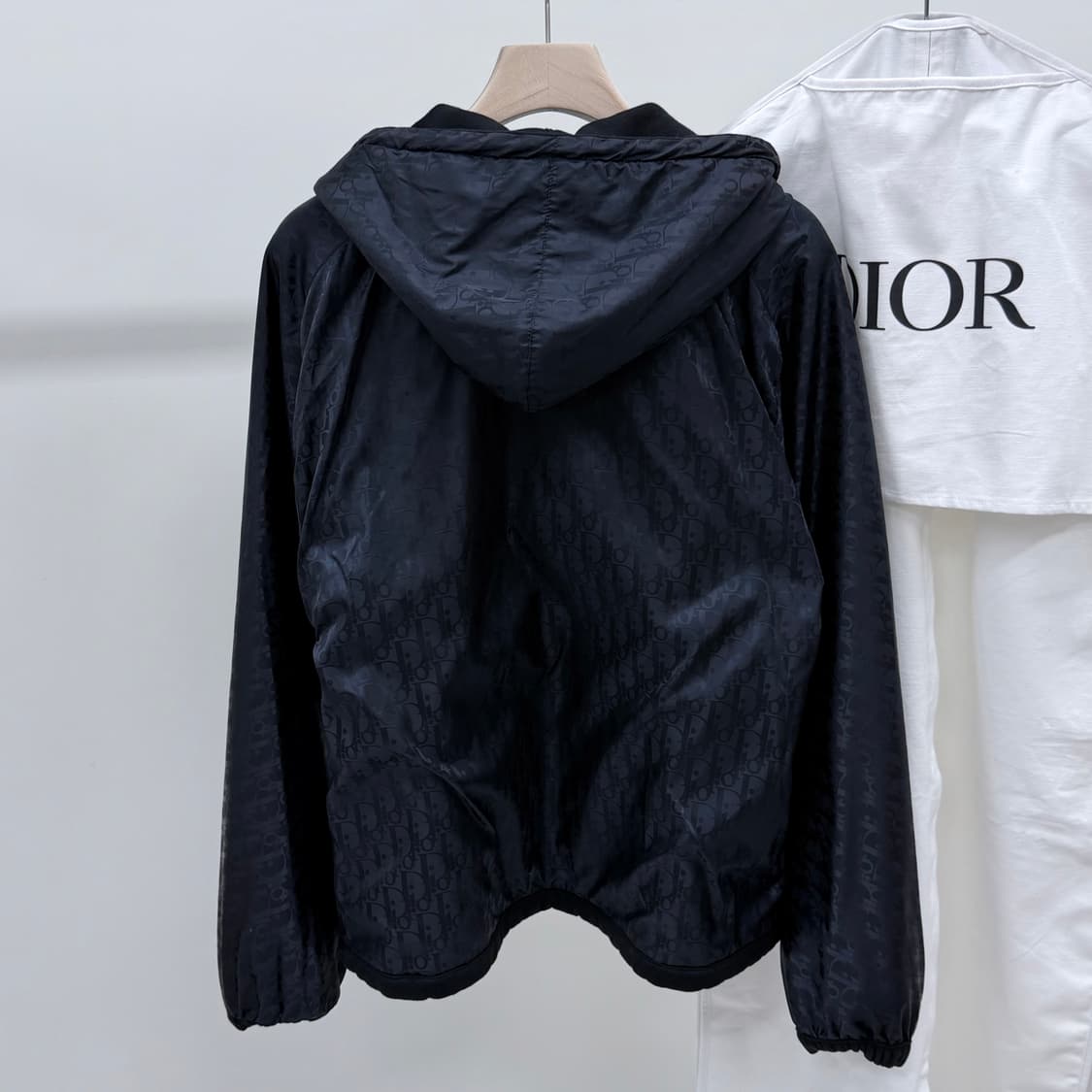 [S+급/M] 디올 꾸뛰르 오블리크 리버서블 후드 트랙 자켓 상품이미지2