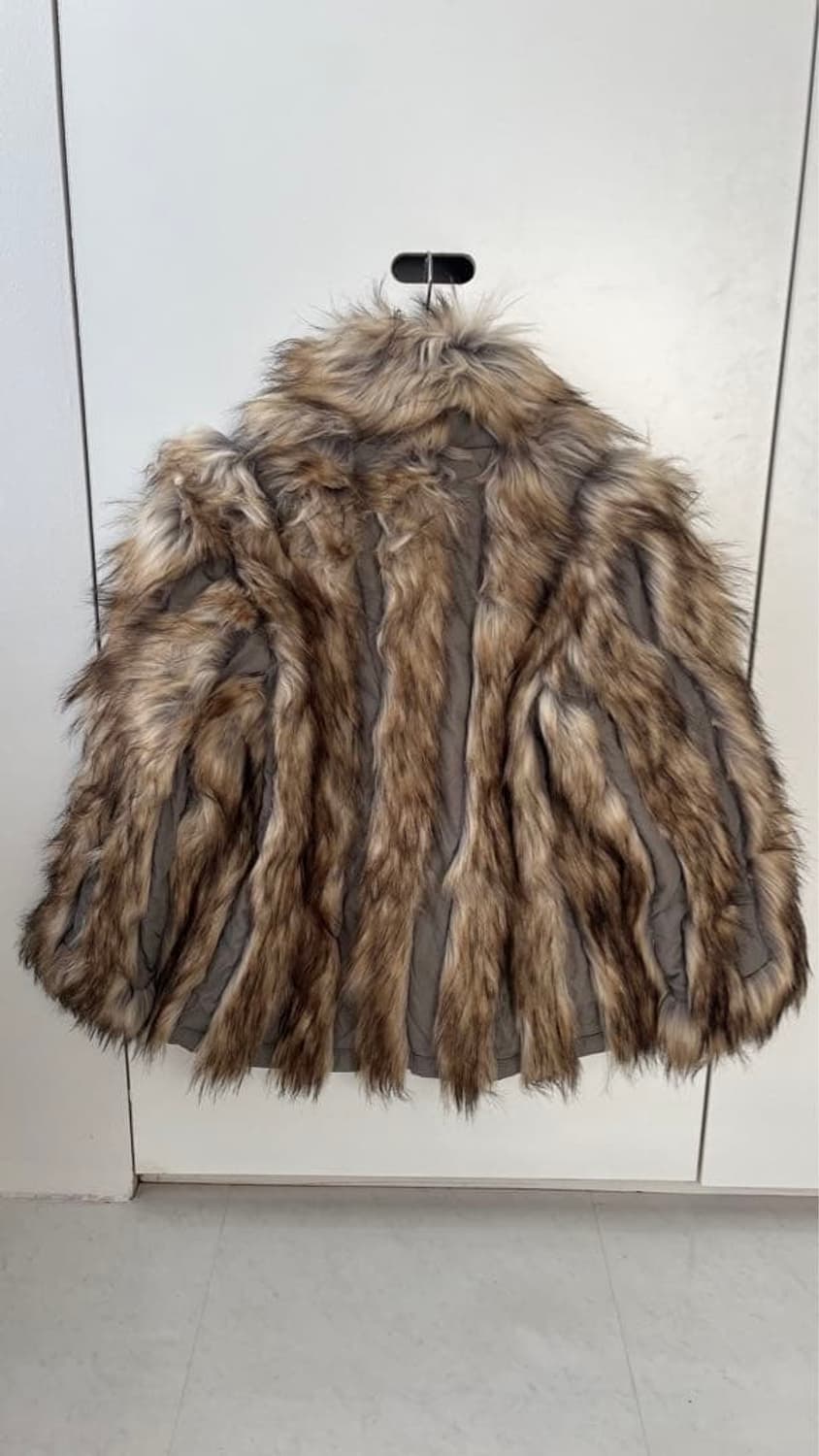 Perverze 나일론 페이크퍼 리버서블 무스탕 자켓 상품이미지4