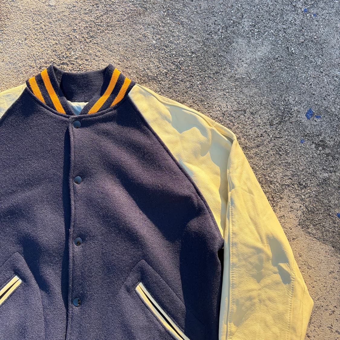 80s USA 빈티지 레글런 울 바시티 자켓 L 상품이미지2