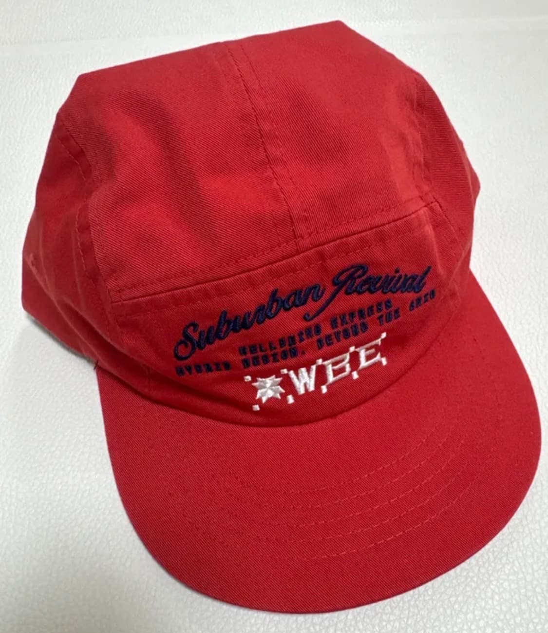 웰빙익스프레스 빈티지 코튼 캠프 캡 레드 상품이미지1