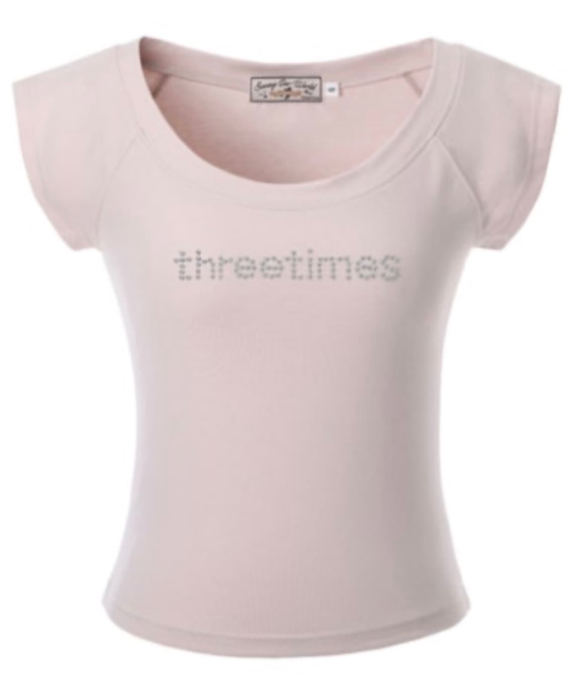 쓰리타임즈 비쥬로고반팔티 s 판매해요 상품이미지1