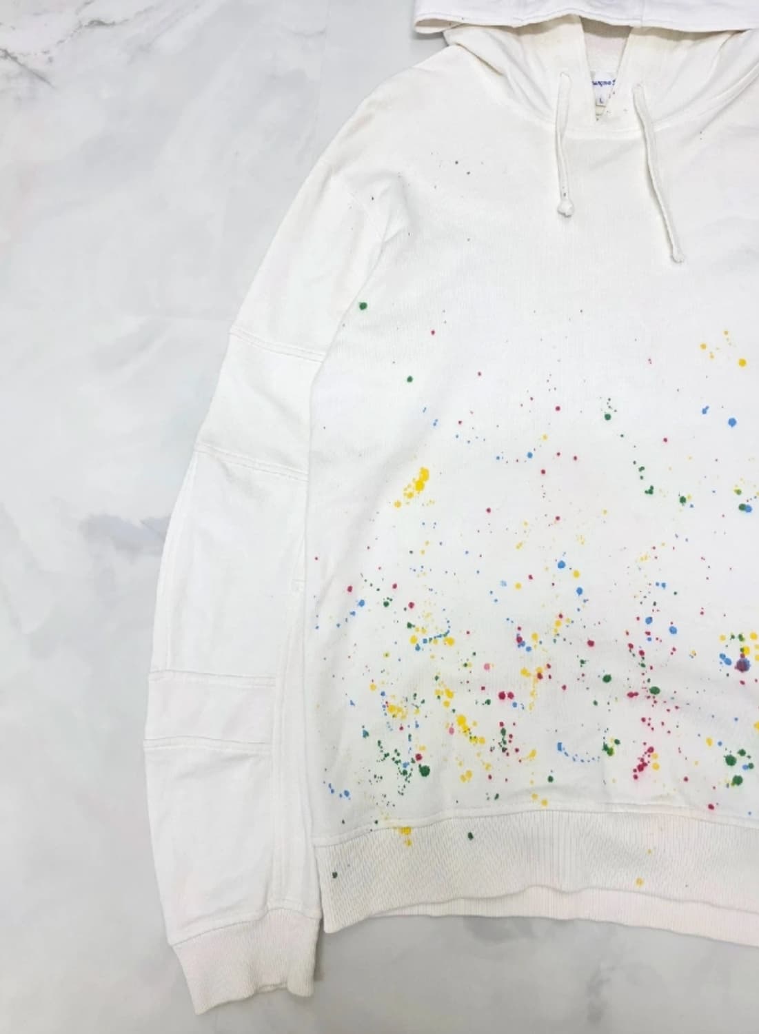 꼼데가르송 페인트 후드티 100 상품이미지3