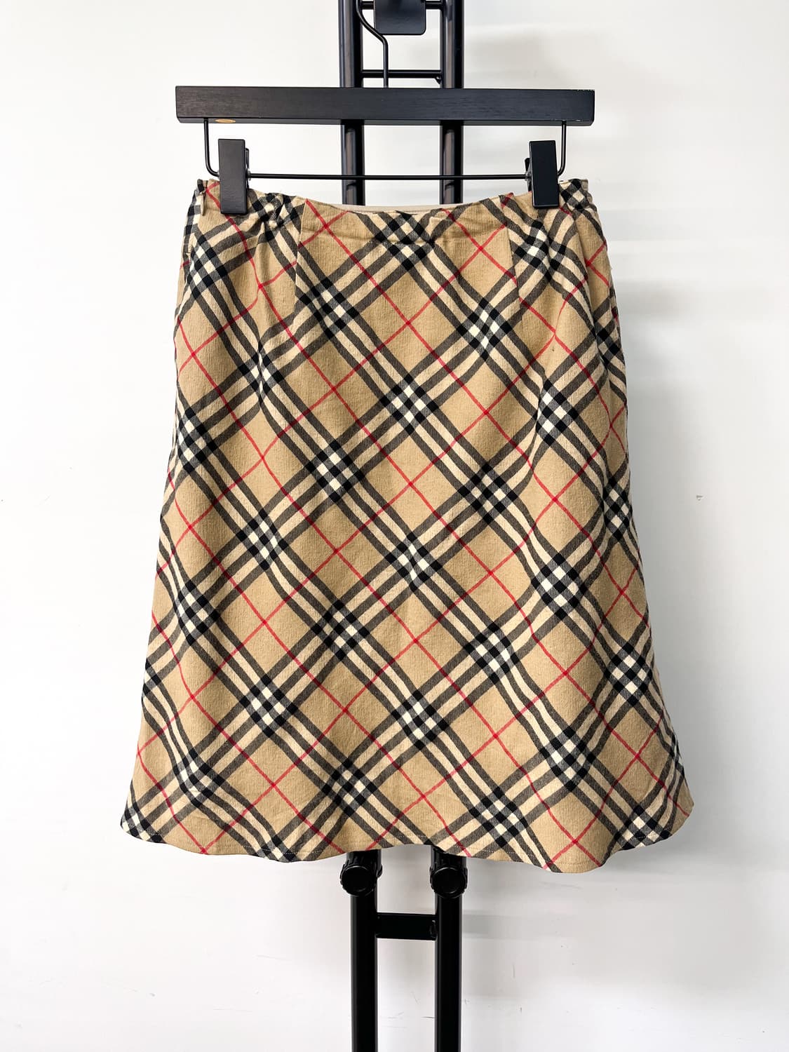 버버리 노바 체크 울 스커트 상품이미지3