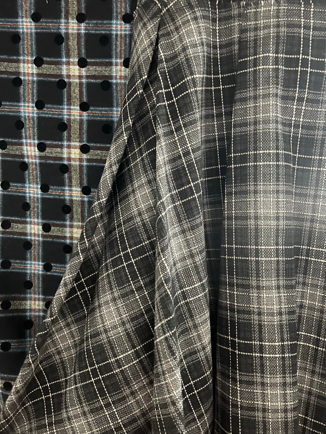 체크 플리츠 데끼 스커트 상품이미지2