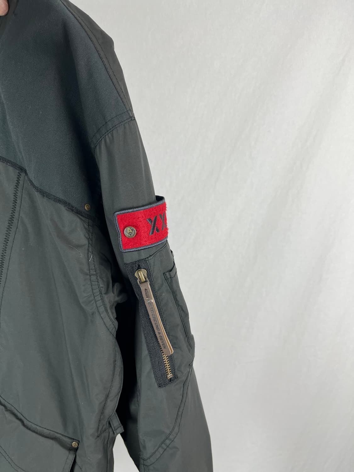 Vintage 나일론 유틸리티 하프 야상자켓 상품이미지3