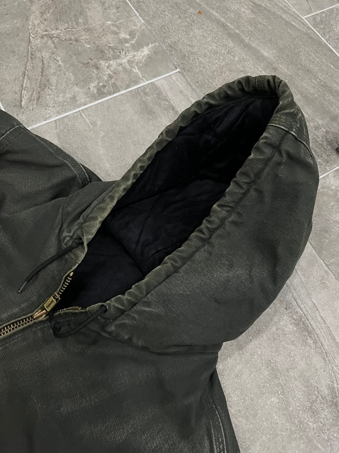 (XL) 칼하트 후드 덕 액티브 자켓 J130 MOS 모스그린 상품이미지8