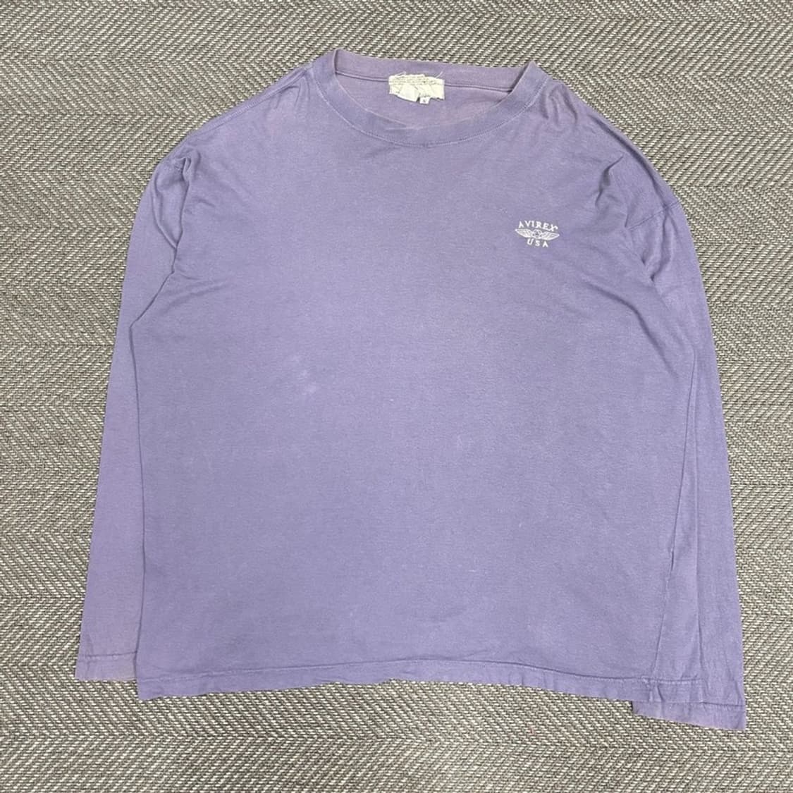 아비렉스 로고 롱 슬리브 v0291 상품이미지1