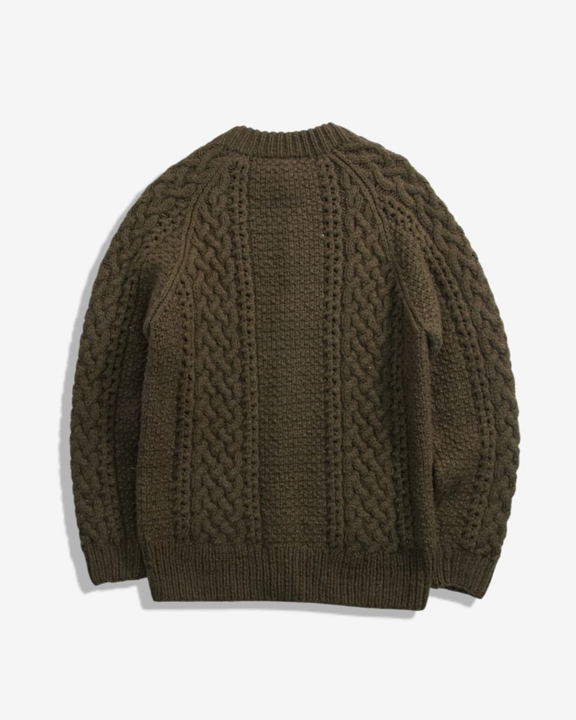 90~00s denim dungaree aran sweater 상품이미지2