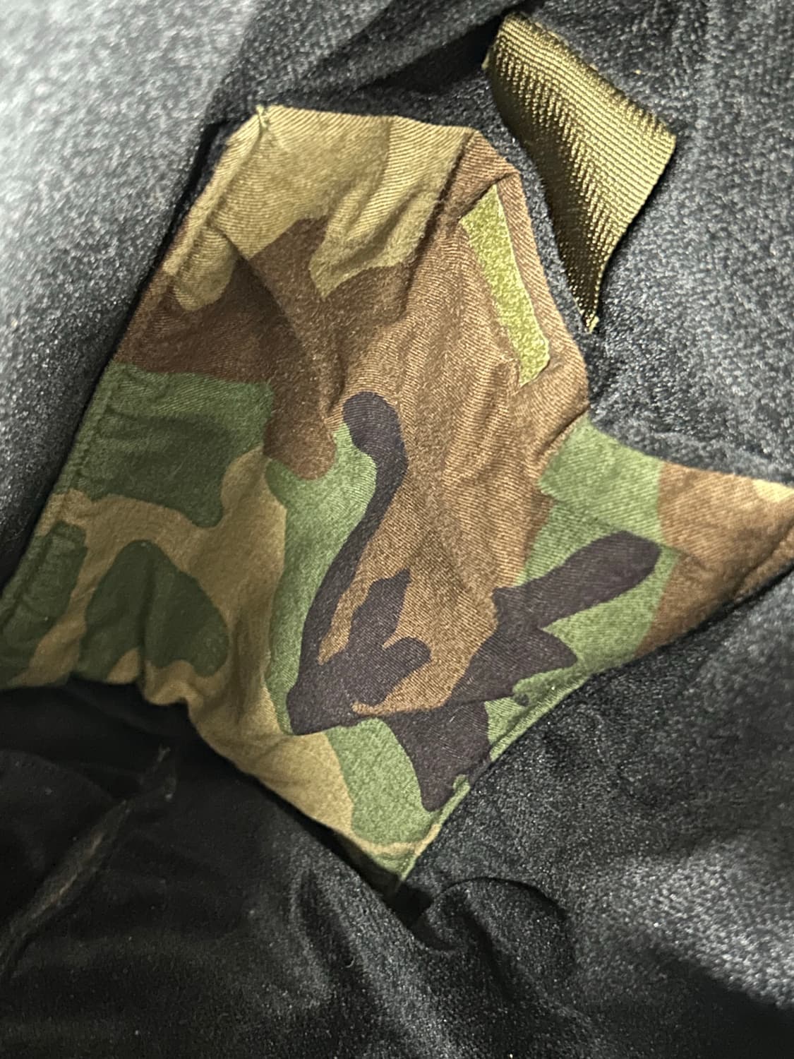 90s Us Army HGU-56/P Woodland Helmet Bag 상품이미지8