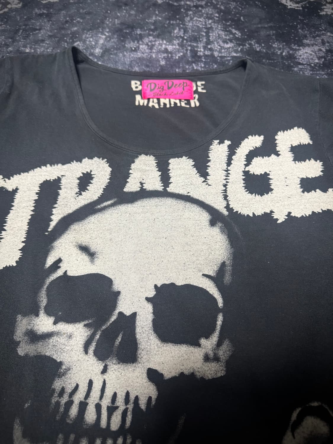 “DIG DEEP” Punk style short t-shirt 상품이미지2