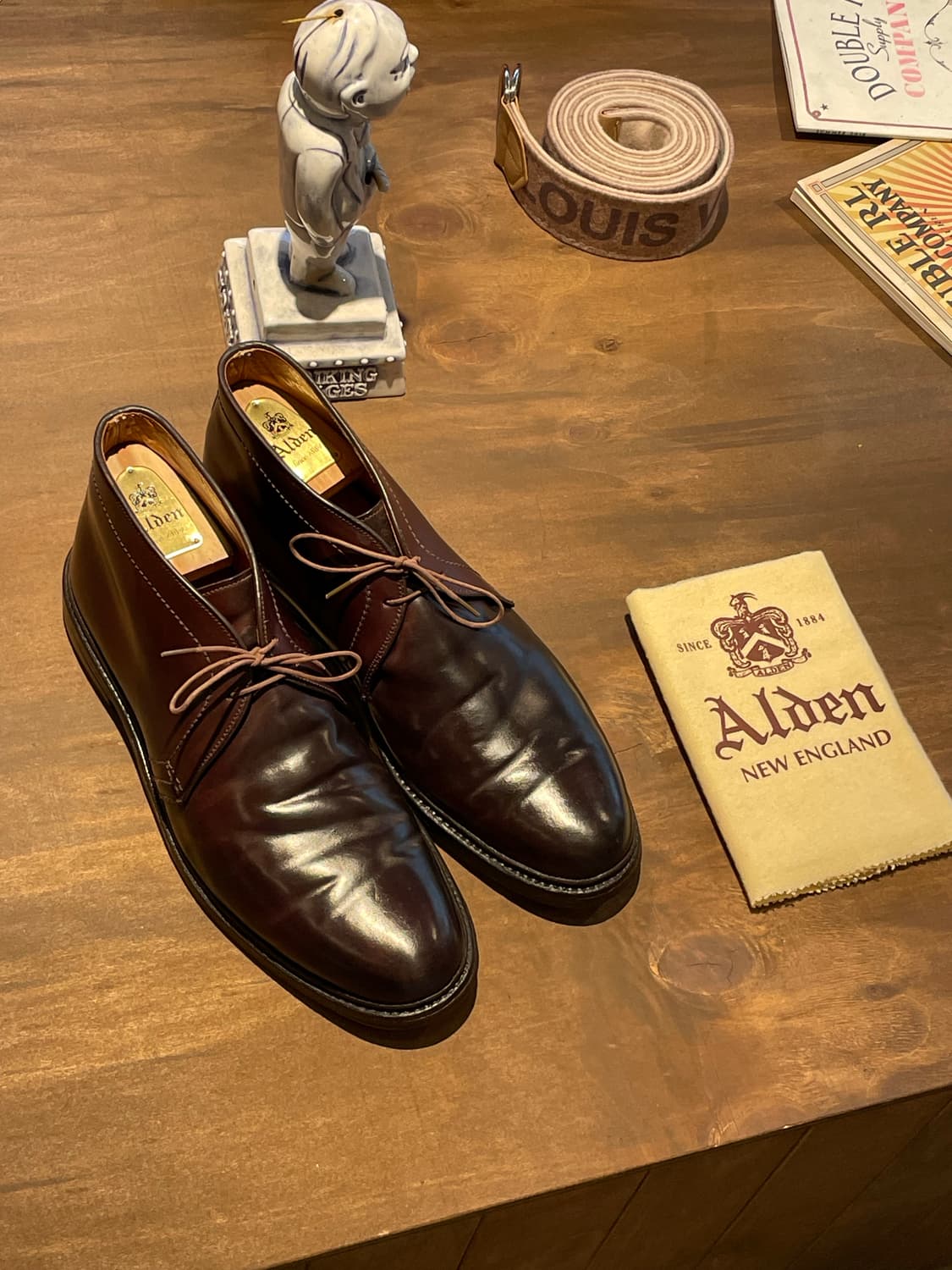 Alden 알든 1339 코도반 처커부츠 판매  rrl  상품이미지2