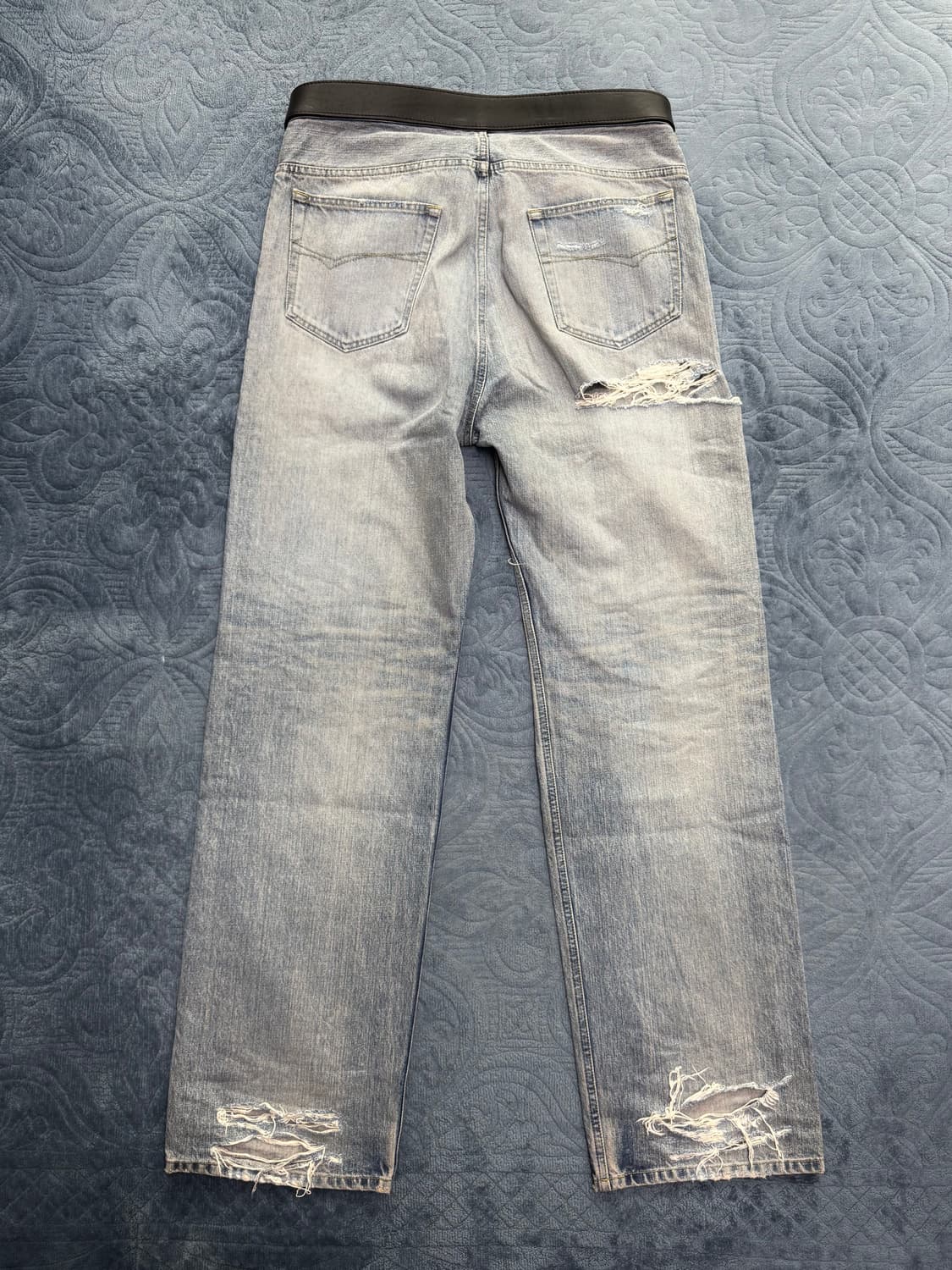 발렌시아가 인티그레이티드 벨트 데님 팬츠 L 상품이미지2