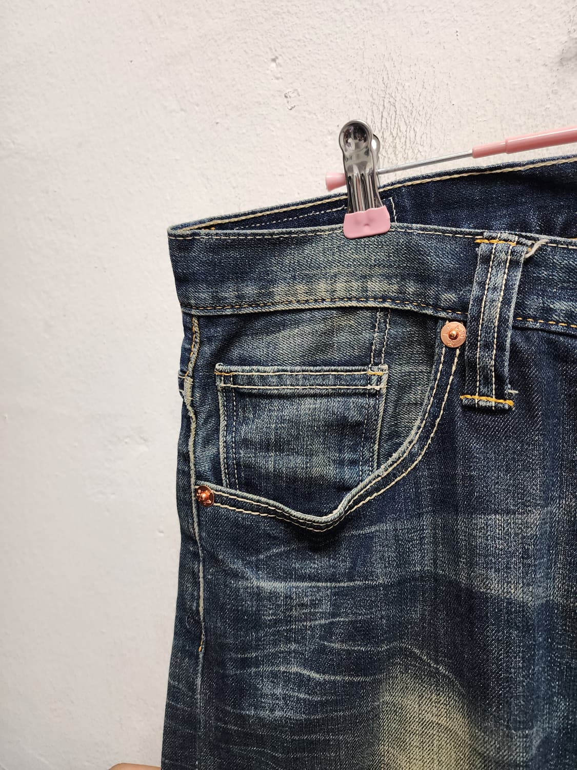 리바이스 504 데님 워싱진 상품이미지4