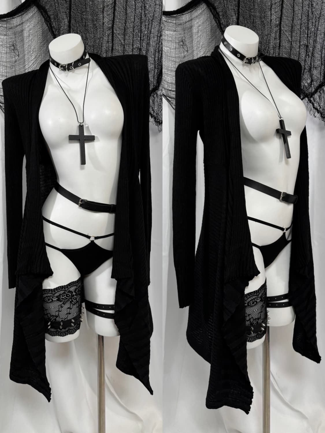 black long cardigan 상품이미지1