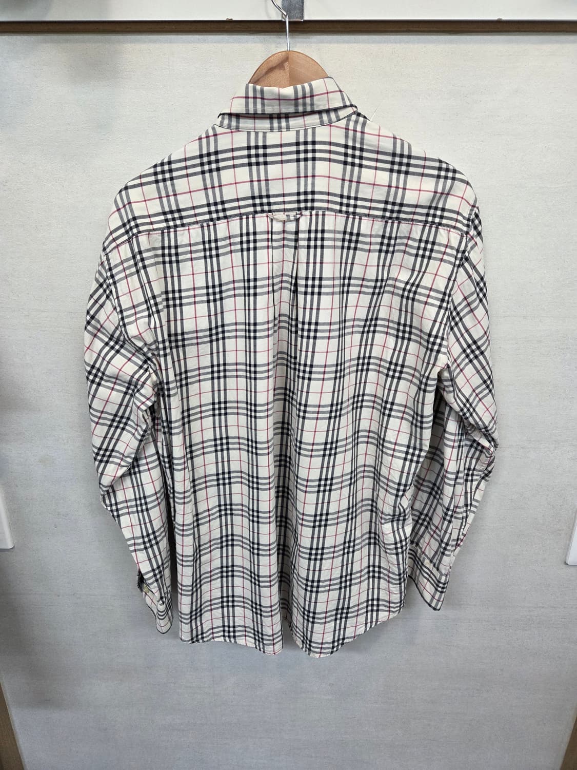 버버리 체크셔츠 긴팔 m 오버핏 상품이미지2