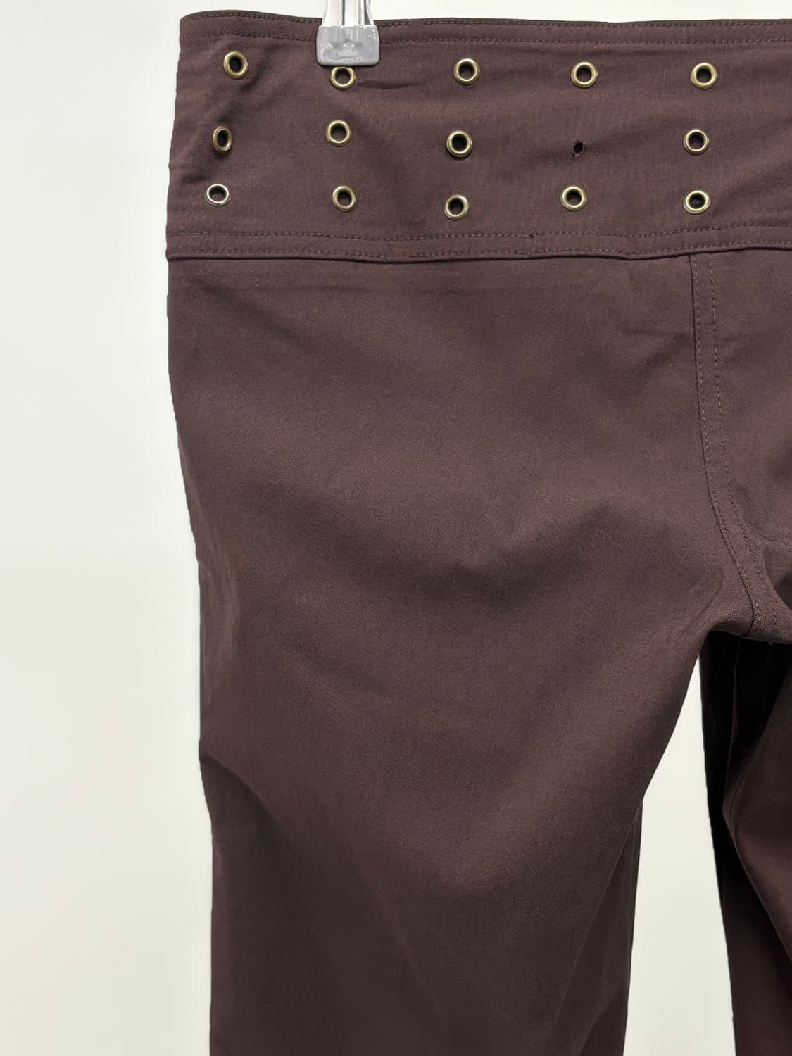 빅버클 버건디 로우웨이스트 부츠컷 팬츠 상품이미지4